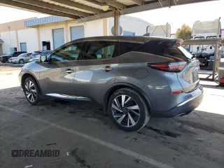 2023 Nissan Murano SL with VIN 5N1AZ2CJ5PC131102, listed as a Copart auction lot 49656345 with 52,949 mi miles and Non Repairable. Bid and sale history available at DreamBid. Image 2.