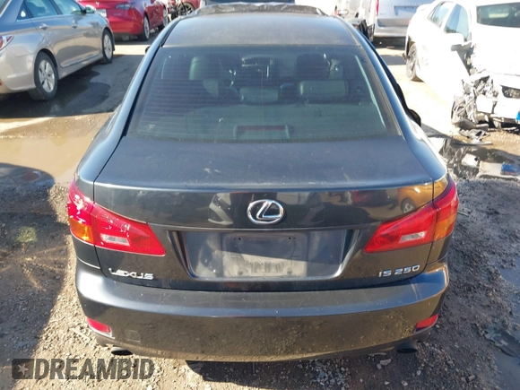 2006 Lexus IS 250 Manual with VIN JTHBK262565014820, listed as a IAAI auction lot 41654752 with 201,412 mi miles. Bid and sale history available at carsss.com. Image 16.
