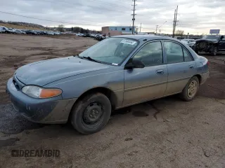 1999 Ford Escort LX with VIN 1FAFP10P6XW217588, listed as a Copart auction lot 81360454 with 78,977 mi miles and Salvage Title. Bid and sale history available at carsss.com. Image 1.