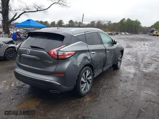 2015 Nissan Murano SV with VIN 5N1AZ2MH6FN258164, listed as a IAAI auction lot 41956754 with 84,614 mi miles. Bid and sale history available at carsss.com. Image 4.