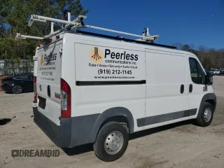 2017 Ram ProMaster Cargo with VIN 3C6TRVAG8HE511008, listed as a Copart auction lot 44364135 with 114,259 mi miles and Clean Title. Bid and sale history available at DreamBid. Image 3.