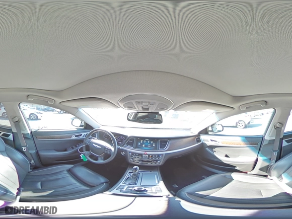 2015 Hyundai Genesis 3.8L with VIN KMHGN4JE1FU052090, listed as a Copart auction lot 46109425 with 70,277 mi miles and Salvage Title. Bid and sale history available at carsss.com. Image 13.