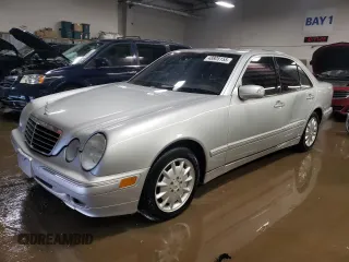 2001 Mercedes-Benz E-Class with VIN WDBJF65J11B357053, listed as a Copart auction lot 48805155 with 188,038 mi miles and Salvage Title. Bid and sale history available at carsss.com. Image 1.
