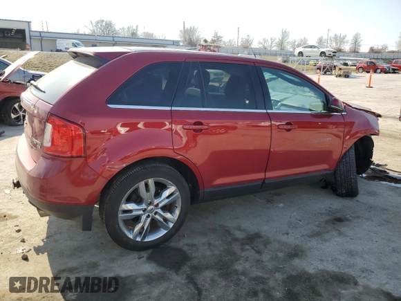 2013 Ford Edge Limited with VIN 2FMDK4KC4DBC21143, listed as a Copart auction lot 49059265 with 148,843 mi miles and Salvage Title. Bid and sale history available at carsss.com. Image 3.