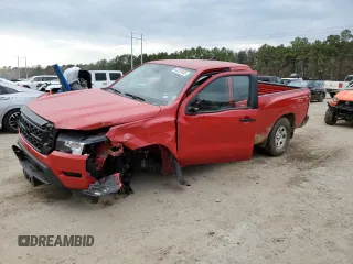 2022 Nissan Frontier S with VIN 1N6ED1CL3NN632858, listed as a Copart auction lot 43223455 with 6,065 mi miles and Salvage Title. Bid and sale history available at carsss.com. Image 1.