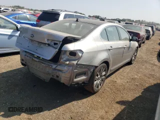 2015 Kia Cadenza Premium with VIN KNALN4D73F5177261, listed as a Copart auction lot 68937934 with 99,365 mi miles and Salvage Title. Bid and sale history available at DreamBid. Image 3.