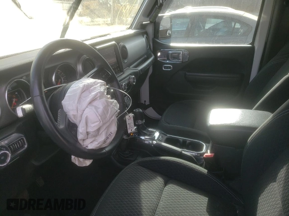 2021 Jeep Wrangler Sport S with VIN 1C4GJXAN4MW586431, listed as a Copart auction lot 79587694 with 30,013 mi miles and Salvage Title. Bid and sale history available at DreamBid. Image 7.
