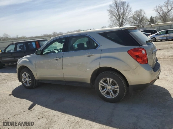2014 Chevrolet Equinox LS with VIN 1GNALAEKXEZ110723, listed as a Copart auction lot 49836335 with 127,124 mi miles and Salvage Title. Bid and sale history available at carsss.com. Image 2.