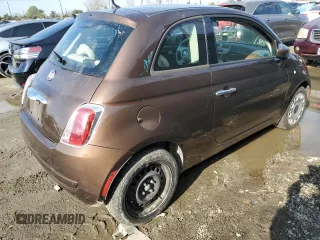 2014 FIAT 500 Pop with VIN 3C3CFFAR8ET259975, listed as a Copart auction lot 42727735 with 84,804 mi miles and Clean Title. Bid and sale history available at carsss.com. Image 3.