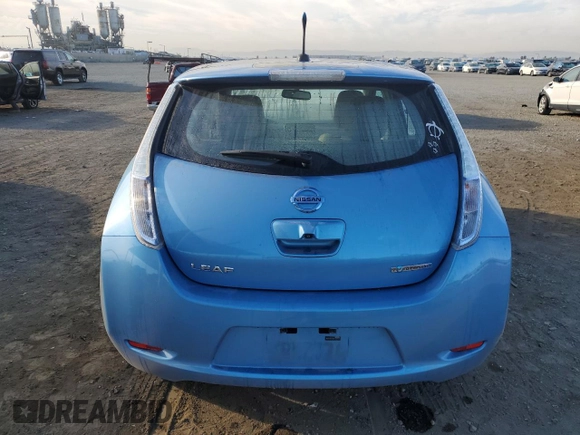 2011 Nissan LEAF SL-e with VIN JN1AZ0CP3BT000582, listed as a Copart auction lot 74951934 with 110,014 mi miles and Clean Title. Bid and sale history available at carsss.com. Image 6.