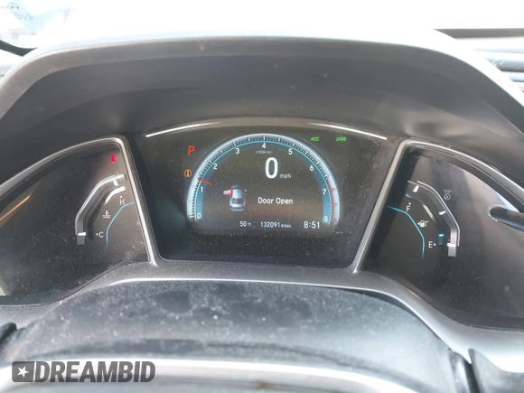 2016 Honda Civic Sedan EX with VIN 19XFC2F88GE051242, listed as a IAAI auction lot 41651815 with 132,091 mi miles. Bid and sale history available at carsss.com. Image 7.
