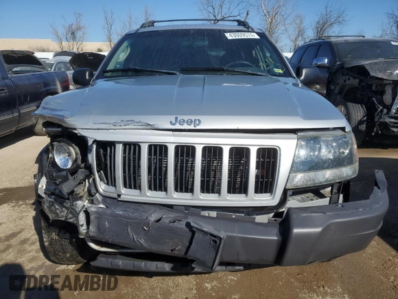 2004 Jeep Grand Cherokee Laredo with VIN 1J4GW48S54C349888, listed as a Copart auction lot 43009574 with 238,247 mi miles and Salvage title. Bid and sale history available at DreamBid. Image 5.