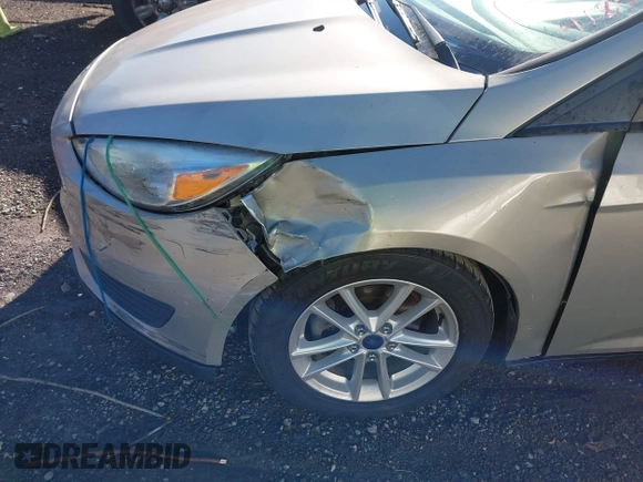 2016 Ford Focus SE with VIN 1FADP3F20GL204450, listed as a IAAI auction lot 41853717 with 108,741 mi miles. Bid and sale history available at carsss.com. Image 6.