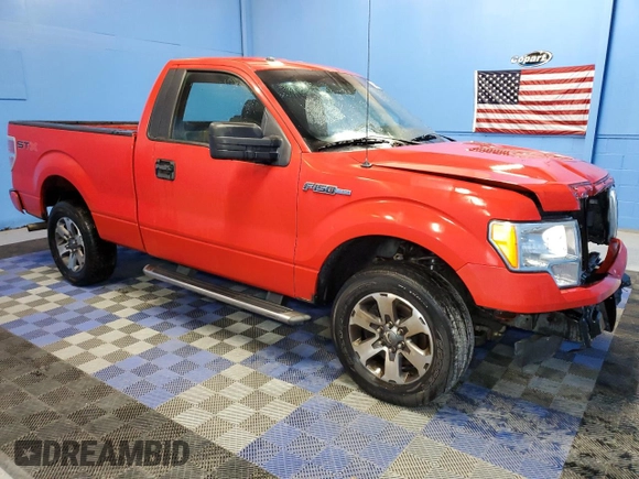 2013 Ford F-150 XL with VIN 1FTMF1CF2DFD31607, listed as a Copart auction lot 84972754 with 119,680 mi miles and Clean title. Bid and sale history available at DreamBid. Image 4.