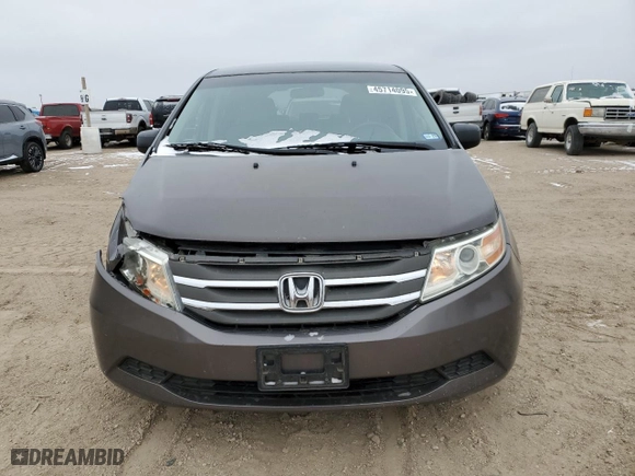 2012 Honda Odyssey EX with VIN 5FNRL5H48CB062125, listed as a Copart auction lot 45714095 with 139,476 mi miles and Salvage Title. Bid and sale history available at carsss.com. Image 5.