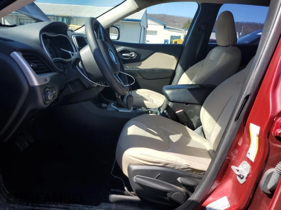2015 Jeep Cherokee Sport with VIN 1C4PJMAB7FW749757, listed as a Copart auction lot 50165345 with 143,131 mi miles and Salvage Title. Bid and sale history available at carsss.com. Image 7.