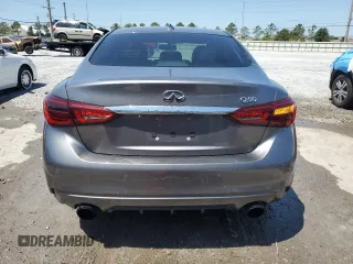 2021 Infiniti Q50 3.0t LUXE with VIN JN1EV7BP4MM704889, listed as a Copart auction lot 52420905 with 43,616 mi miles and Non Repairable. Bid and sale history available at carsss.com. Image 6.