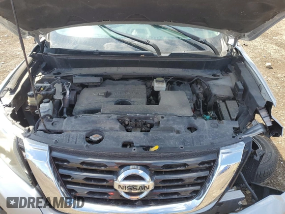 2018 Nissan Pathfinder SV z VIN 5N1DR2MM6JC639754, wystawiony jako Copart lot #52233075 z przebiegiem 75 737 mil mil oraz Czysty tytuł • Clean title. Historia ofert i sprzedaży dostępna na DreamBid. Obrazek 12.