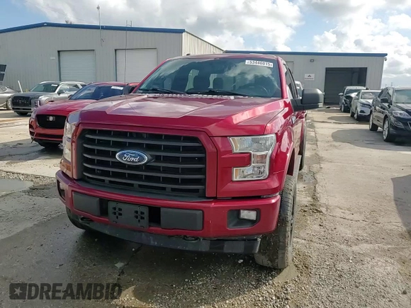 2017 Ford F-150 XL with VIN 1FTEW1EP1HFB19717, listed as a Copart auction lot 53440015 with 115,193 mi miles and Salvage title. Bid and sale history available at DreamBid. Image 14.