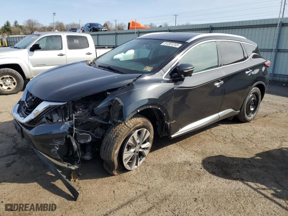 2015 Nissan Murano Platinum with VIN 5N1AZ2MH1FN207428, listed as a Copart auction lot 51201245 with 116,742 mi miles and Salvage Title. Bid and sale history available at carsss.com. Image 1.