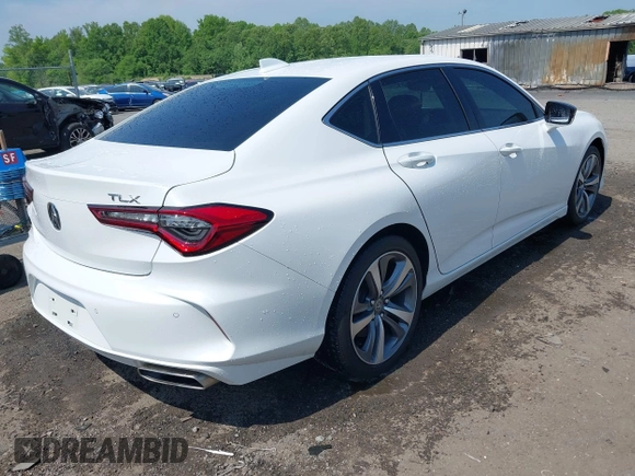 2021 Acura TLX Technology with VIN 19UUB5F42MA012008, listed as a IAAI auction lot 42154951 with 34,876 mi miles and . Bid and sale history available at DreamBid. Image 4.
