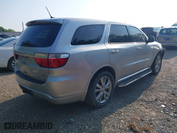2012 Dodge Durango R/T with VIN 1C4SDJCT3CC308629, listed as a IAAI auction lot 42472448 with 159,467 mi miles and . Bid and sale history available at DreamBid. Image 4.