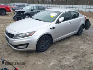 2013 Kia Optima LX with VIN KNAGM4A7XD5337481, listed as a IAAI auction lot 41195440 with 118,116 mi miles. Bid and sale history available at carsss.com. Image 17.