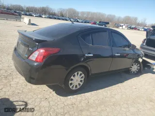 2015 Nissan Versa SV with VIN 3N1CN7AP8FL921710, listed as a Copart auction lot 47211155 with 175,697 mi miles and Salvage Title. Bid and sale history available at carsss.com. Image 3.