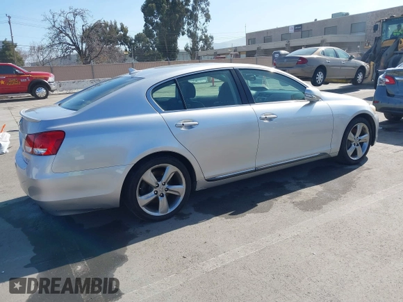 2008 Lexus GS 350 with VIN JTHBE96S580041595, listed as a IAAI auction lot 41858396 with 1 mi miles. Bid and sale history available at carsss.com. Image 4.