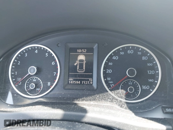 2012 Volkswagen Tiguan SE с VIN WVGBV7AX7CW527271, выставлен на аукционе IAAI как лот 42594294 с пробегом 147 594 миль миль и . История ставок и продаж доступна на DreamBid. Изображение 7.