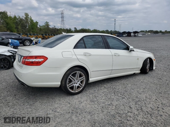 2010 Mercedes-Benz E 550 Luxury with VIN WDDHF7CB3AA134560, listed as a Copart auction lot 48516615 with 165,533 mi miles and Salvage Title. Bid and sale history available at DreamBid. Image 3.