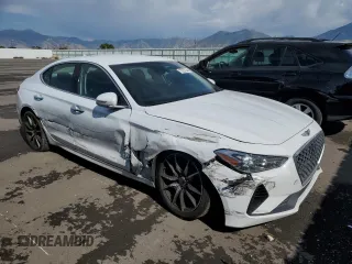 2019 Genesis G70 2.0T Sport with VIN KMTG24LA8KU032387, listed as a Copart auction lot 70257244 with 63,308 mi miles and Salvage Title. Bid and sale history available at carsss.com. Image 4.