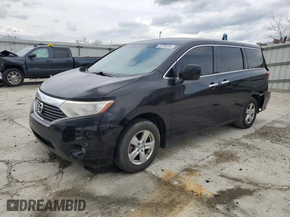 2015 Nissan Quest SV z VIN JN8AE2KP1F9122659, wystawiony jako Copart lot #53798285 z przebiegiem 96 951 mil mil oraz Szkoda całkowita • Salvage title. Historia ofert i sprzedaży dostępna na DreamBid. Obrazek 1.