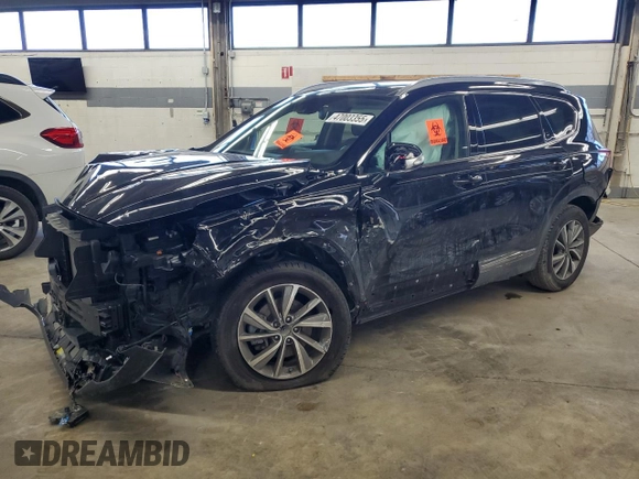 2020 Hyundai Santa Fe Limited with VIN 5NMS5CAD1LH295126, listed as a Copart auction lot 47003355 with 0 mi miles and Salvage Title. Bid and sale history available at carsss.com. Image 1.