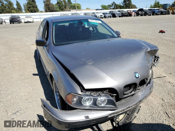 2002 BMW 5 Series 530iA with VIN WBADT63422CH95032, listed as a Copart auction lot 60777994 with 191,220 mi miles and Salvage Title. Bid and sale history available at carsss.com. Image 5.