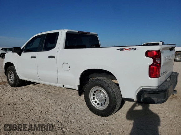 2022 Chevrolet Silverado 1500 Work Truck with VIN 1GCRDAED1NZ506131, listed as a Copart auction lot 44054255 with 103,083 mi miles and Clean Title. Bid and sale history available at DreamBid. Image 2.