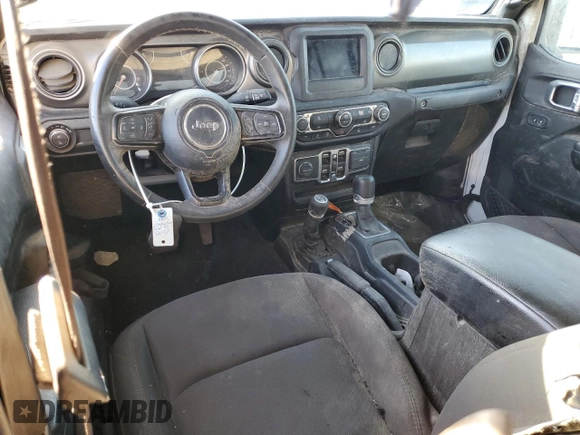 2023 Jeep Gladiator Sport S with VIN 1C6HJTAG4PL528847, listed as a Copart auction lot 64470375 with 36,177 mi miles and Salvage title. Bid and sale history available at DreamBid. Image 8.