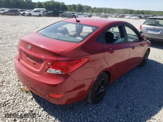 2016 Hyundai Accent SE with VIN KMHCT4AE0GU107201, listed as a Copart auction lot 76737043 with 0 mi miles and Salvage Title. Bid and sale history available at carsss.com. Image 4.