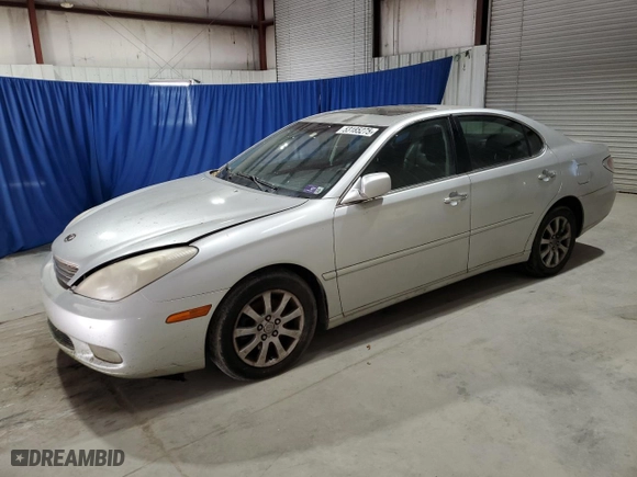 2002 Lexus ES 300 with VIN JTHBF30G120027960, listed as a Copart auction lot 53185275 with 114,340 mi miles and Clean Title. Bid and sale history available at carsss.com. Image 1.