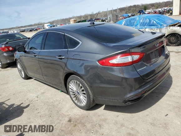 2016 Ford Fusion Titanium with VIN 3FA6P0D9XGR406186, listed as a Copart auction lot 50601175 with 207,220 mi miles and Salvage title. Bid and sale history available at DreamBid. Image 2.