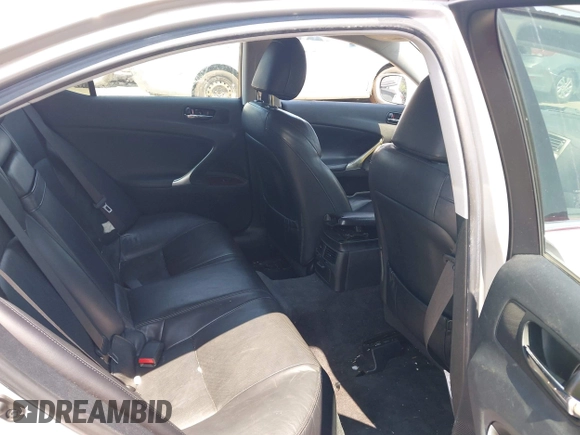 2008 Lexus IS 250 with VIN JTHBK262682066851, listed as a IAAI auction lot 42683470 with 273,600 mi miles and . Bid and sale history available at DreamBid. Image 8.