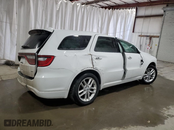 2022 Dodge Durango GT Plus with VIN 1C4RDHDG0NC226031, listed as a Copart auction lot 88342545 with Not Provided miles and Non Repairable. Bid and sale history available at DreamBid. Image 3.