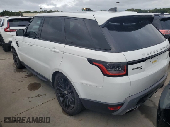 2020 Land Rover Range Rover Sport SE with VIN SALWG2SU7LA721599, listed as a Copart auction lot 74437154 with 0 mi miles and Non Repairable. Bid and sale history available at carsss.com. Image 2.