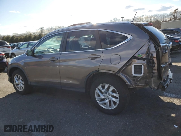 2015 Honda CR-V EX-L with VIN 5J6RM4H74FL087374, listed as a Copart auction lot 47164165 with 103,496 mi miles and Salvage Title. Bid and sale history available at DreamBid. Image 2.