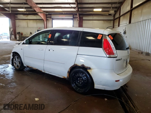 2009 Mazda 5 Sport with VIN JM1CR293890342935, listed as a Copart auction lot 61555035 with Not provided miles and Clean title. Bid and sale history available at DreamBid. Image 2.