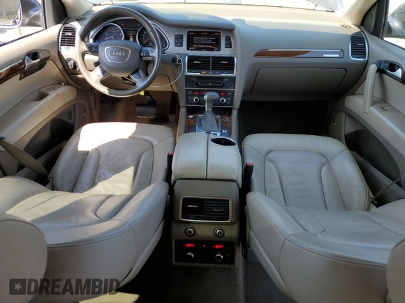 2012 Audi Q7 Premium Plus with VIN WA1LGAFE2CD005256, listed as a Copart auction lot 52233385 with 174,182 mi miles and Salvage title. Bid and sale history available at DreamBid. Image 8.