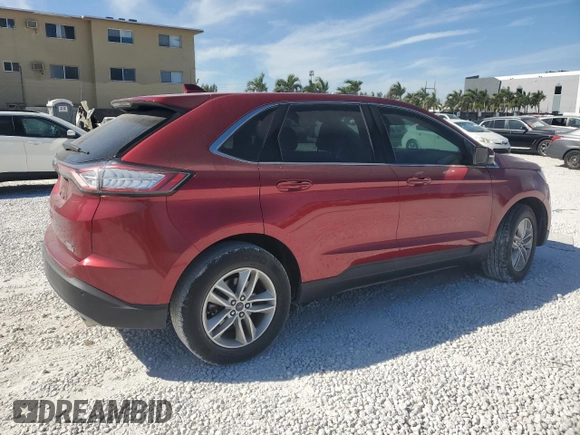 2018 Ford Edge SEL with VIN 2FMPK3J91JBC25112, listed as a Copart auction lot 50050845 with 25,056 mi miles and Salvage Title. Bid and sale history available at carsss.com. Image 3.