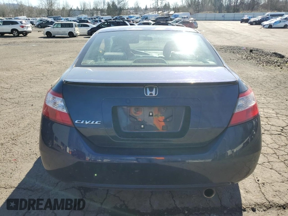 2008 Honda Civic Cpe EX with VIN 2HGFG12888H529980, listed as a Copart auction lot 47236485 with 203,192 mi miles and Salvage Title. Bid and sale history available at carsss.com. Image 6.