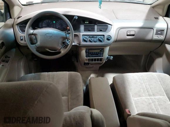 2001 Toyota Sienna LE with VIN 4T3ZF13C21U364516, listed as a Copart auction lot 79759924 with 100,185 mi miles and Salvage Title. Bid and sale history available at carsss.com. Image 8.