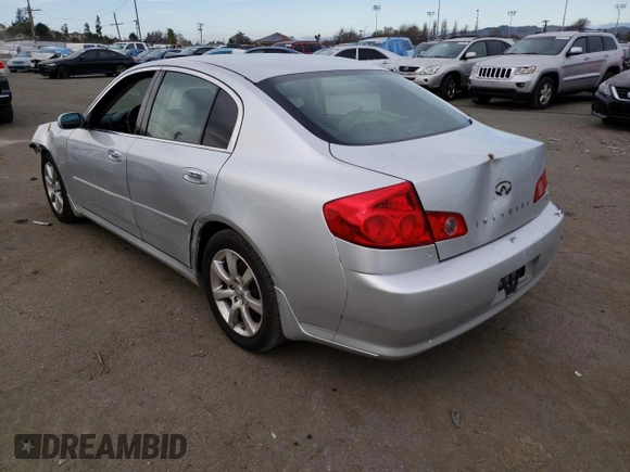 2006 Infiniti G35 with VIN JNKCV51E56M507109, listed as a Copart auction lot 79678723 with 103,793 mi miles and Salvage Title. Bid and sale history available at DreamBid. Image 2.